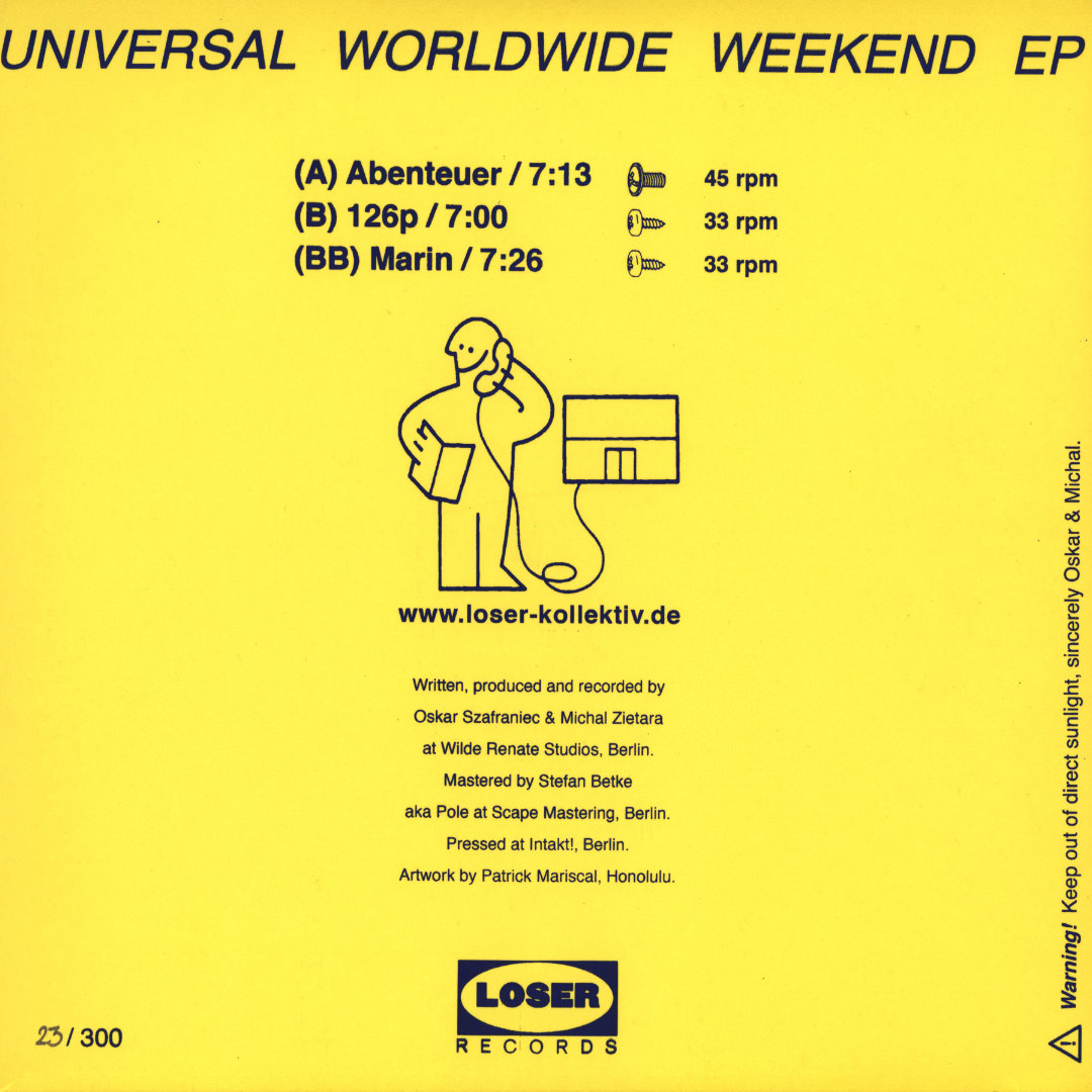 Oskar Szafraniec & Michal Zietara - Universal Worldwide Weekend EP