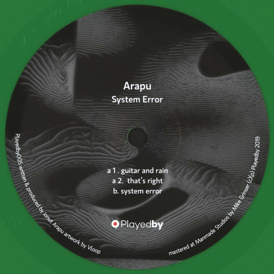 Arapu - System Error EP (Ltd. / Green Vinyl)