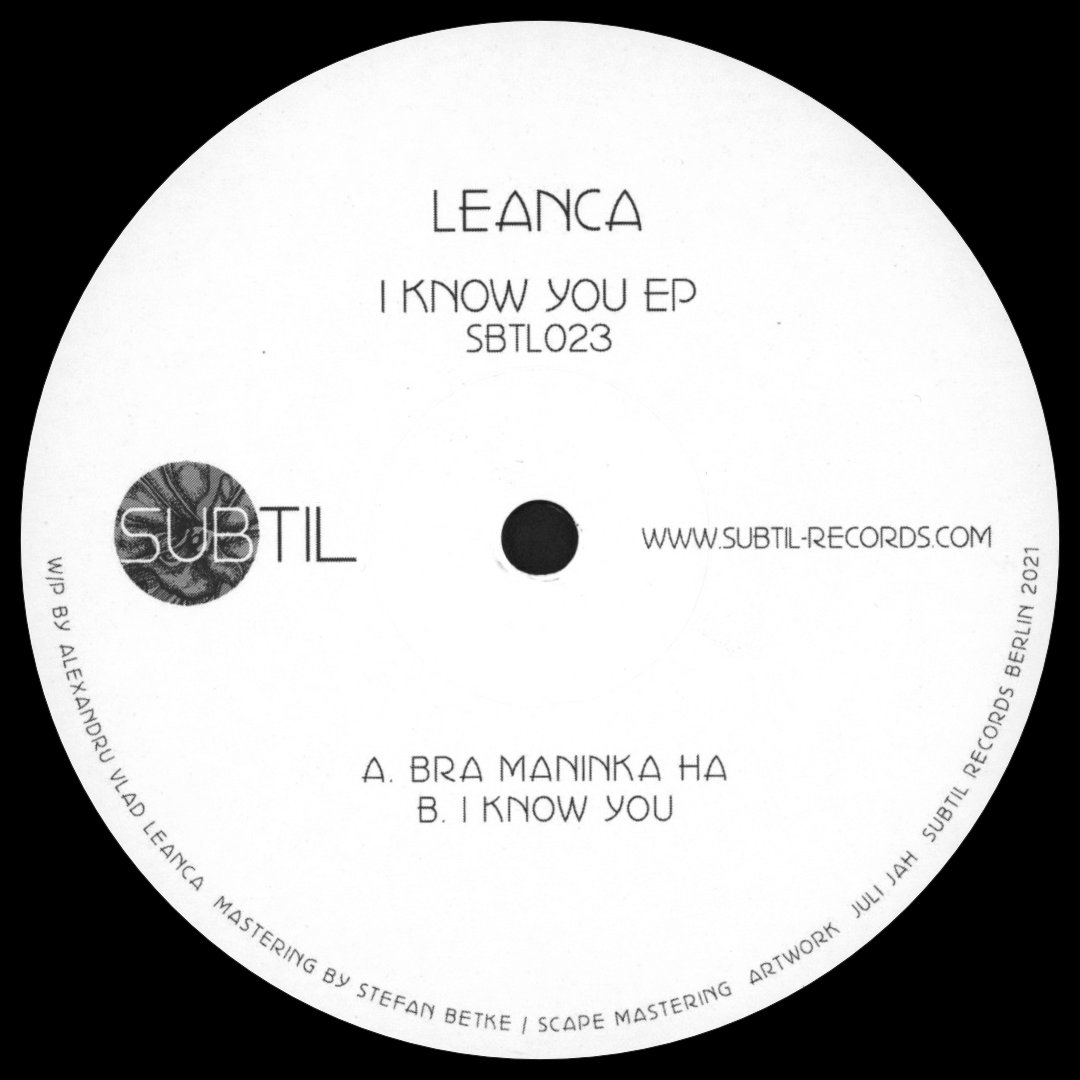 Leanca - I Know You EP