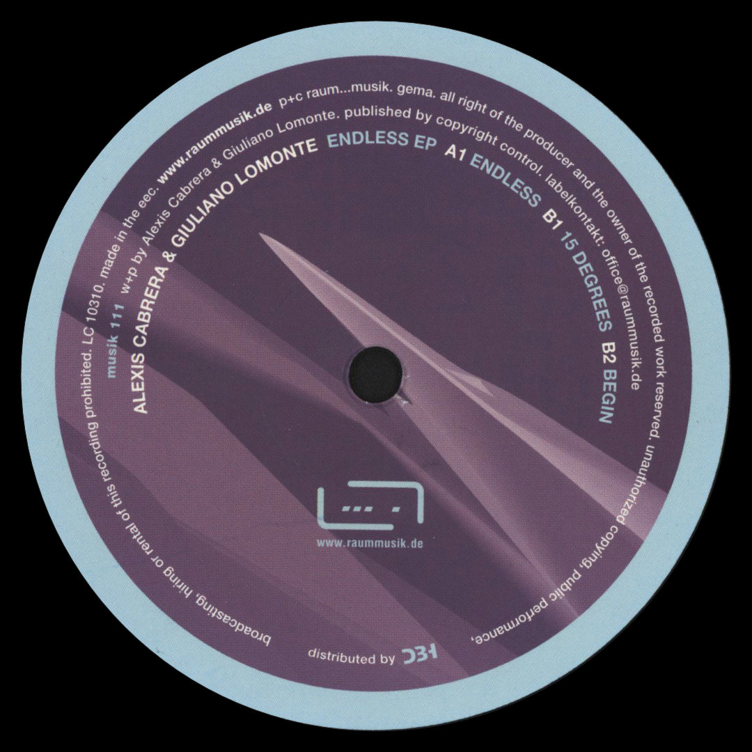 Alexis Cabrera & Giuliano Lomonte - Endless EP